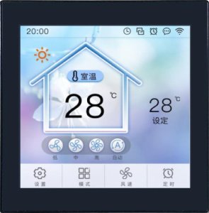 TC040C17U00(W00/W00Z01/W00Z02/W00Z06) DWIN T5L0 UART 4" проводной контроллер IOT Smart Home с сенсорным экраном и Wi-Fi (опционально)