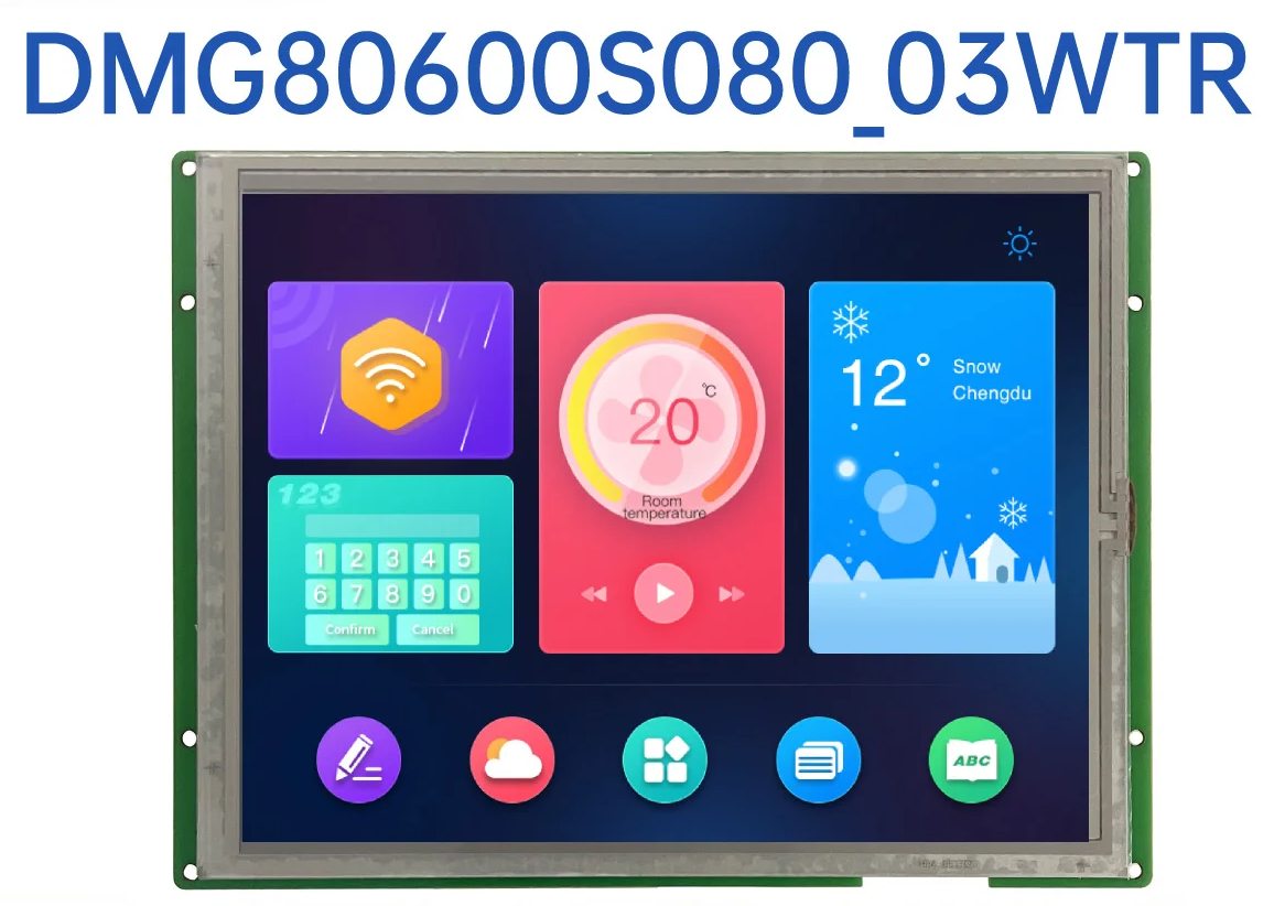 DMG80600S080_03W DWIN T5L1 UART HMI 8" TN ЖК-дисплей для суровых условий эксплуатации