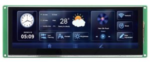 DMG12400C074_03W DWIN T5L2 UART HMI 7.4" IPS ЖК-дисплей коммерческого класса