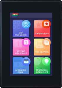 DMG48320C035_15WTR DWIN T5L0 UART HMI 3.5" IPS ЖК-дисплей индустриального класса с сенсорной резистивной панелью