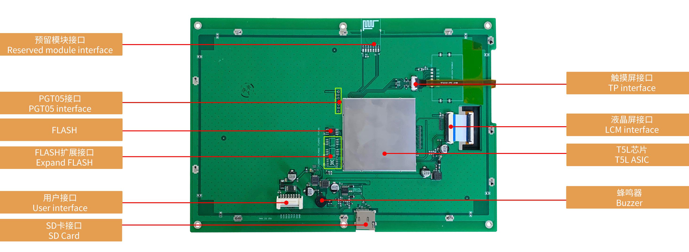 DMG12800L101_01W DWIN T5L2 UART HMI 10.1" IPS ЖК-дисплей потребительского класса