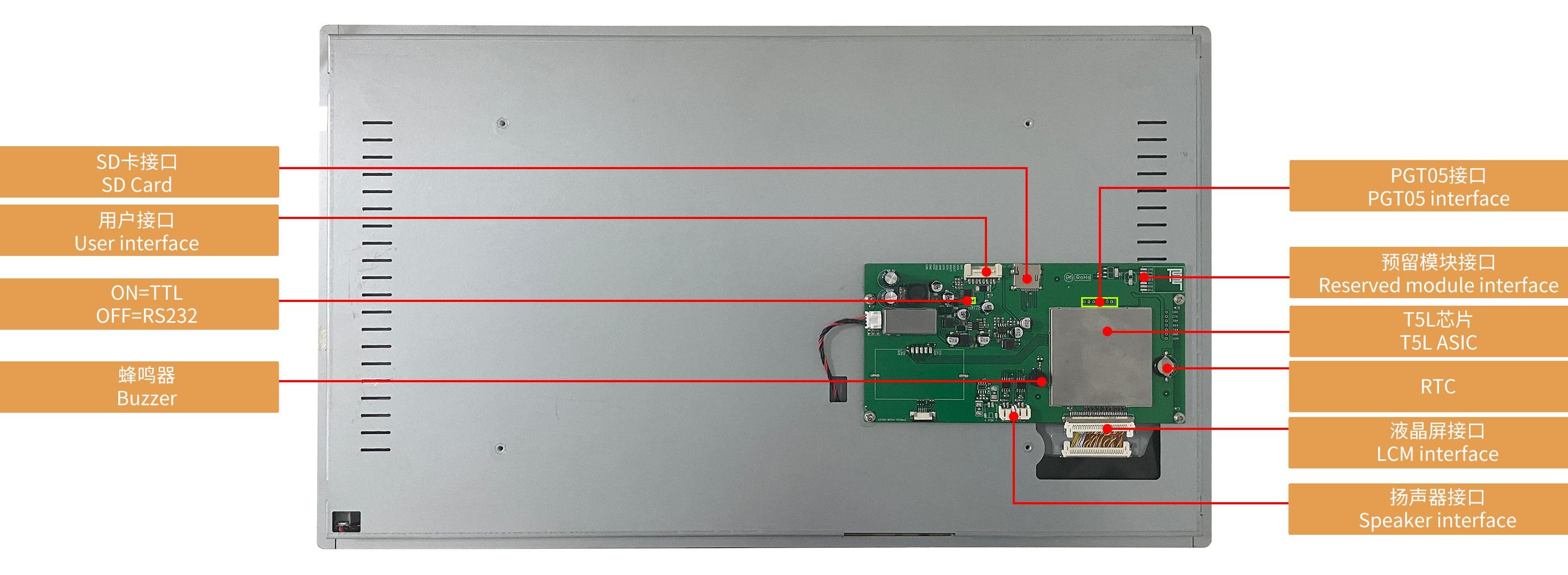 DMG19108C215_03W DWIN T5L2 UART 21.5" AIoT IPS ЖК-дисплей коммерческого класса
