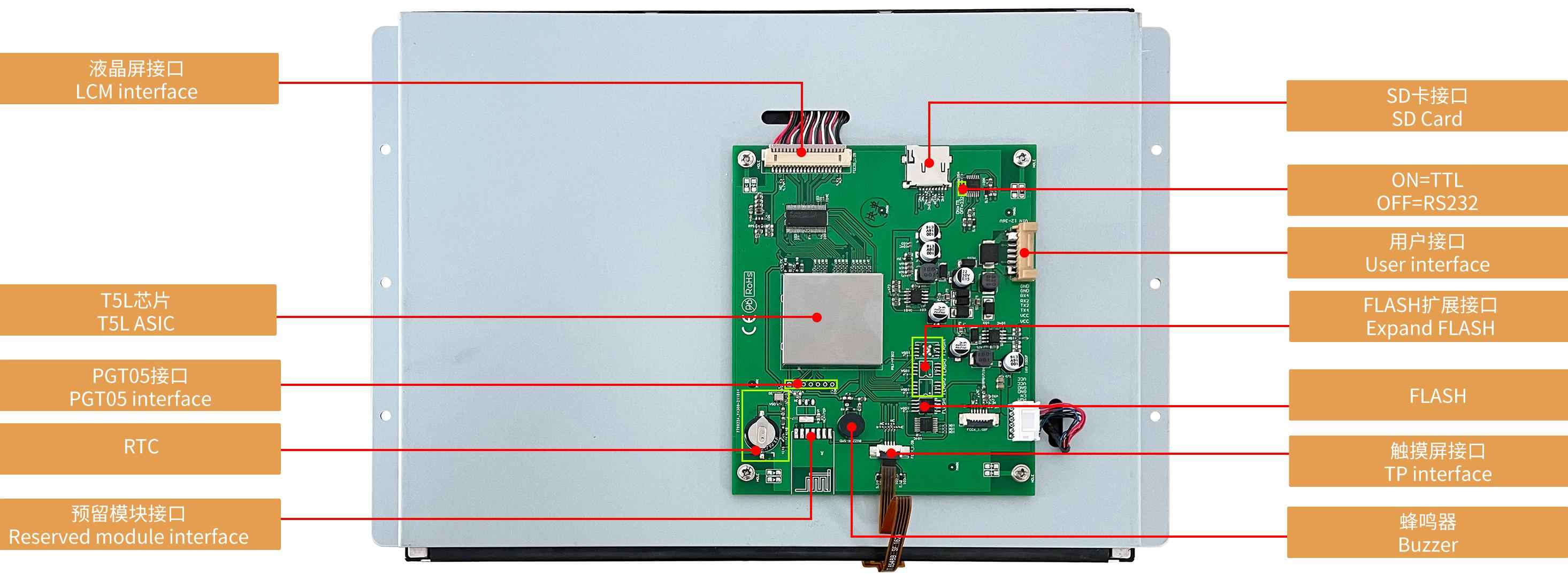  DMG10768T121_01W DWIN T5L2 UART HMI 12.1" IPS ЖК-дисплей промышленного класса
