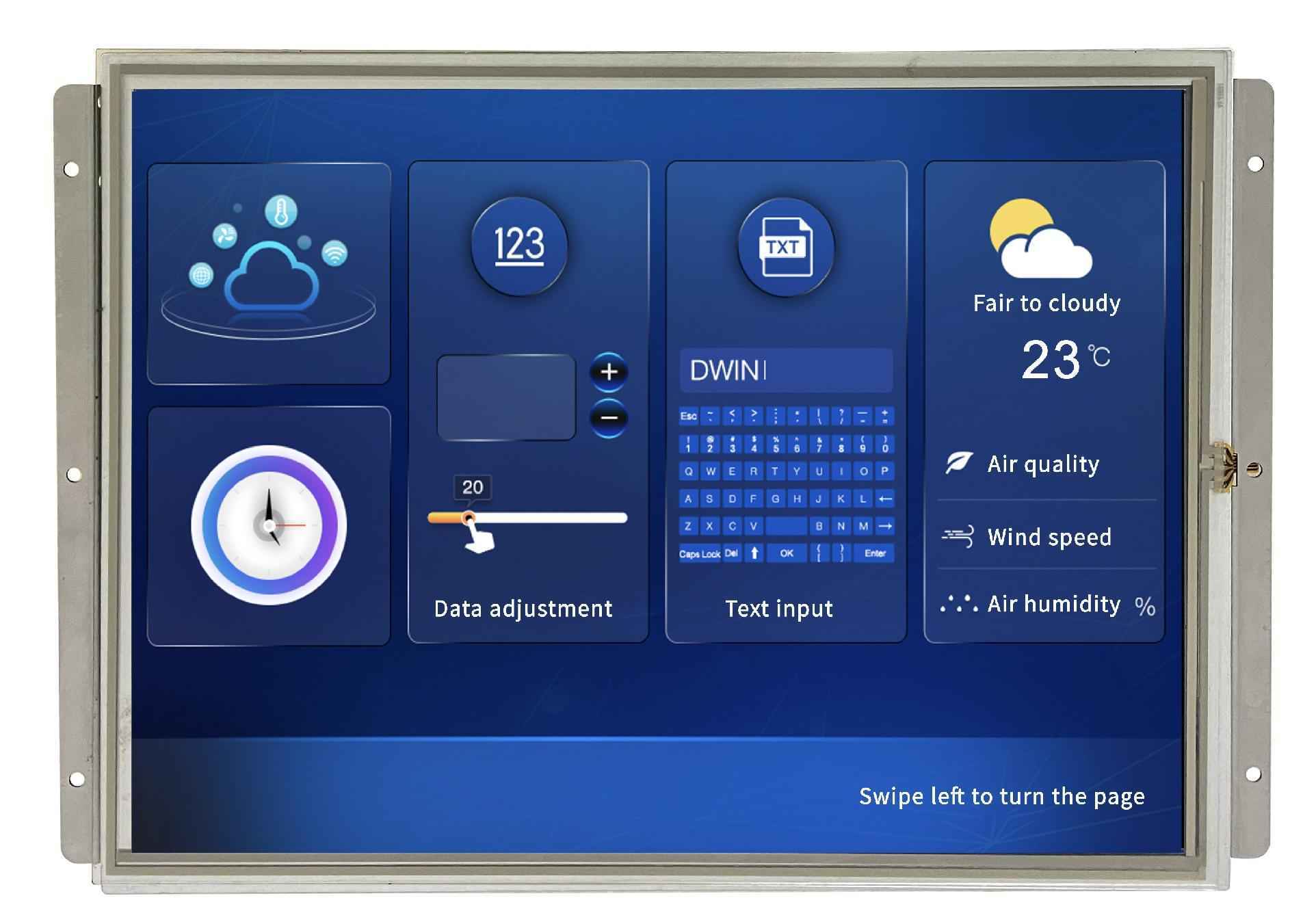 DMG10768S150_03W DWIN T5L2 HMI 15" IPS ЖК-дисплей для суровых условий эксплуатации