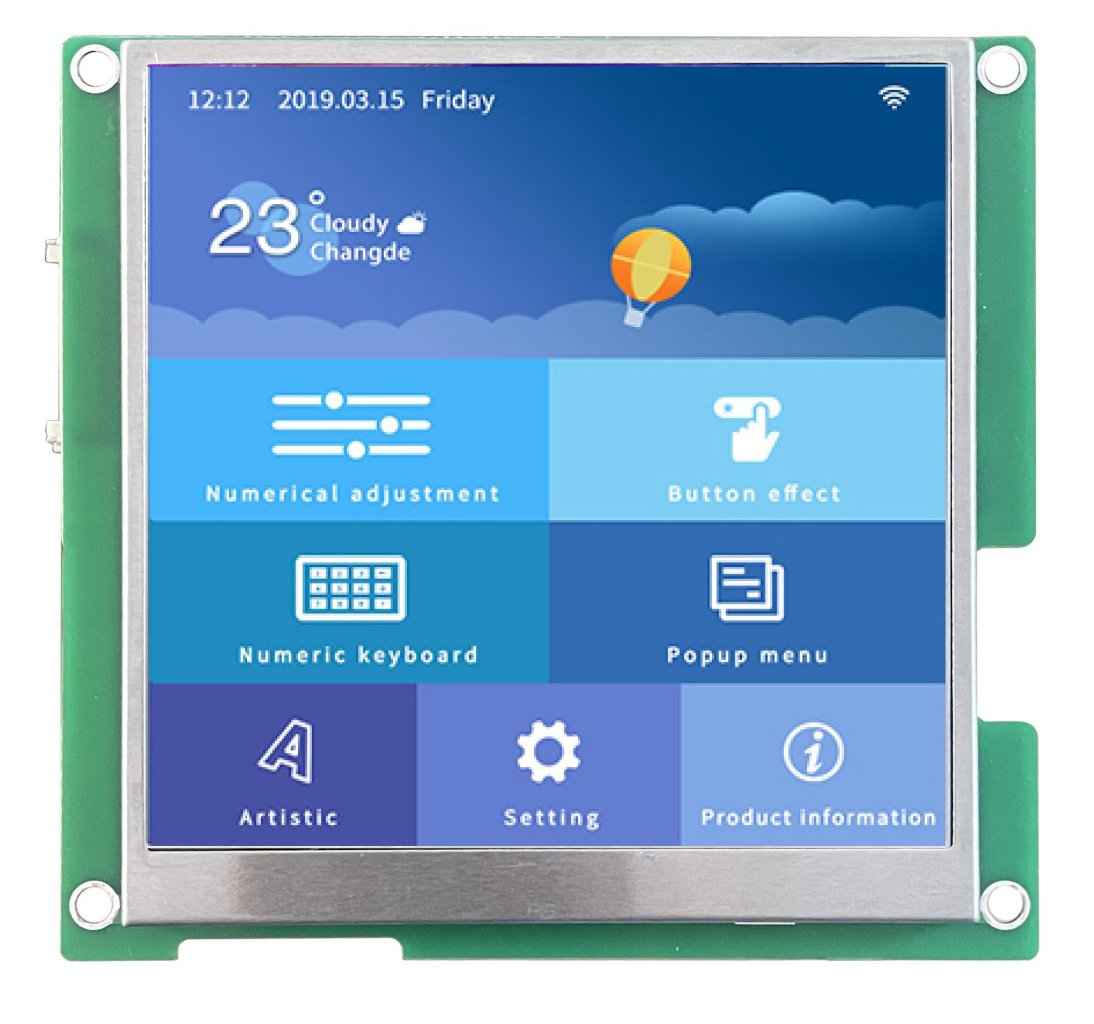 DMG48480T040_01W DWIN T5L0 UART HMI 4" IPS ЖК-дисплей промышленного класса