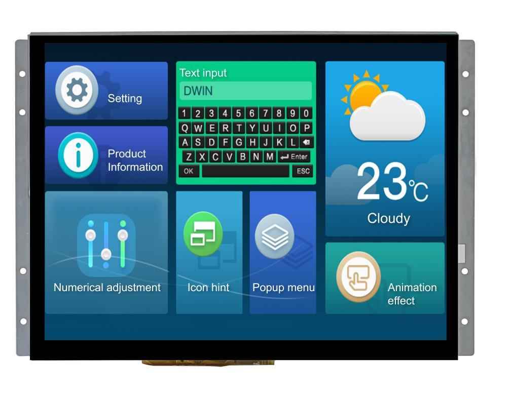 DMG80600L104_01W DWIN T5L1 UART HMI 10.4" TN ЖК-дисплей потребительского класса