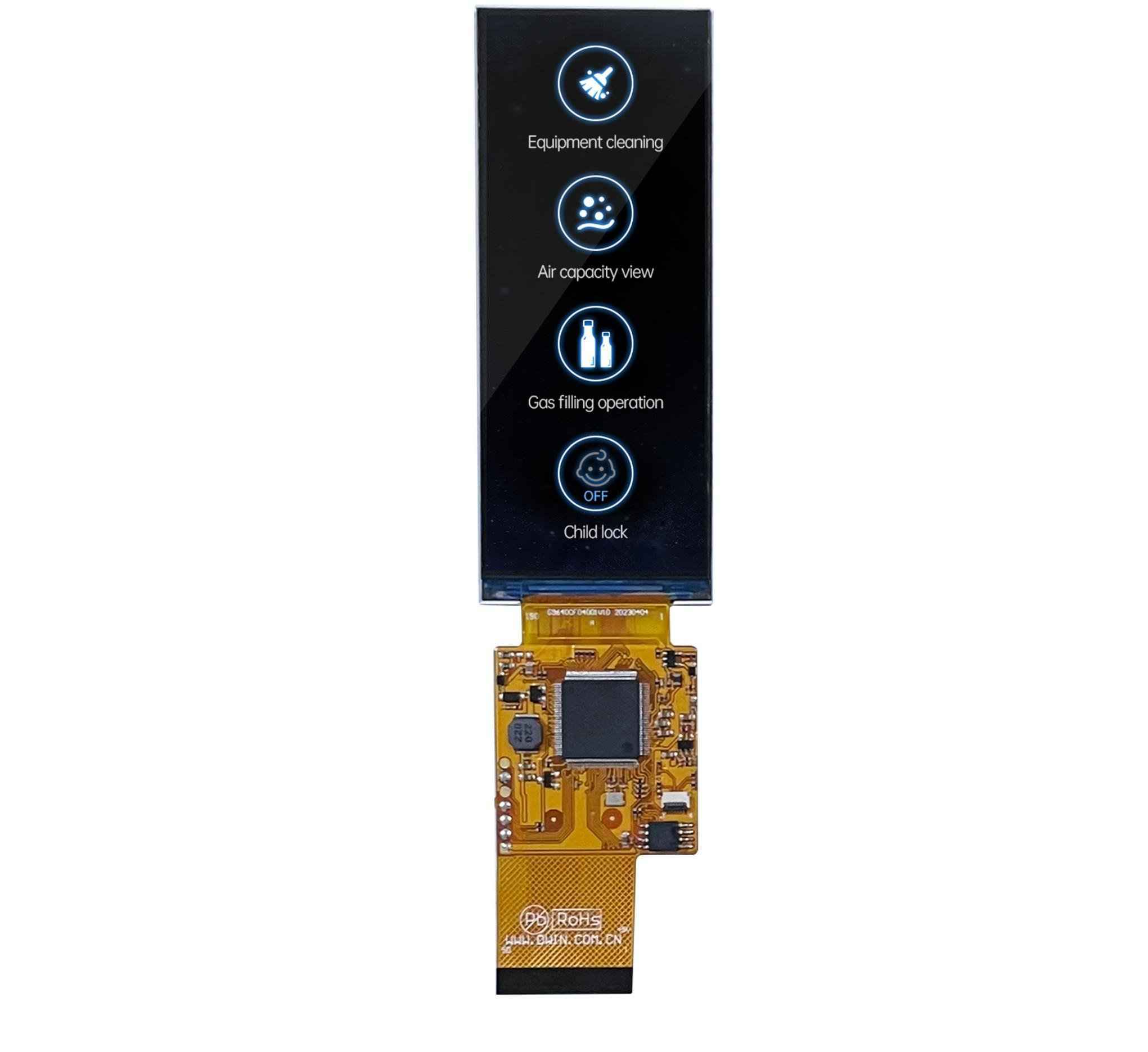DMG40960F040_01W DWIN T5L0 HMI 4" супертонкий IPS ЖК-дисплей COF серии