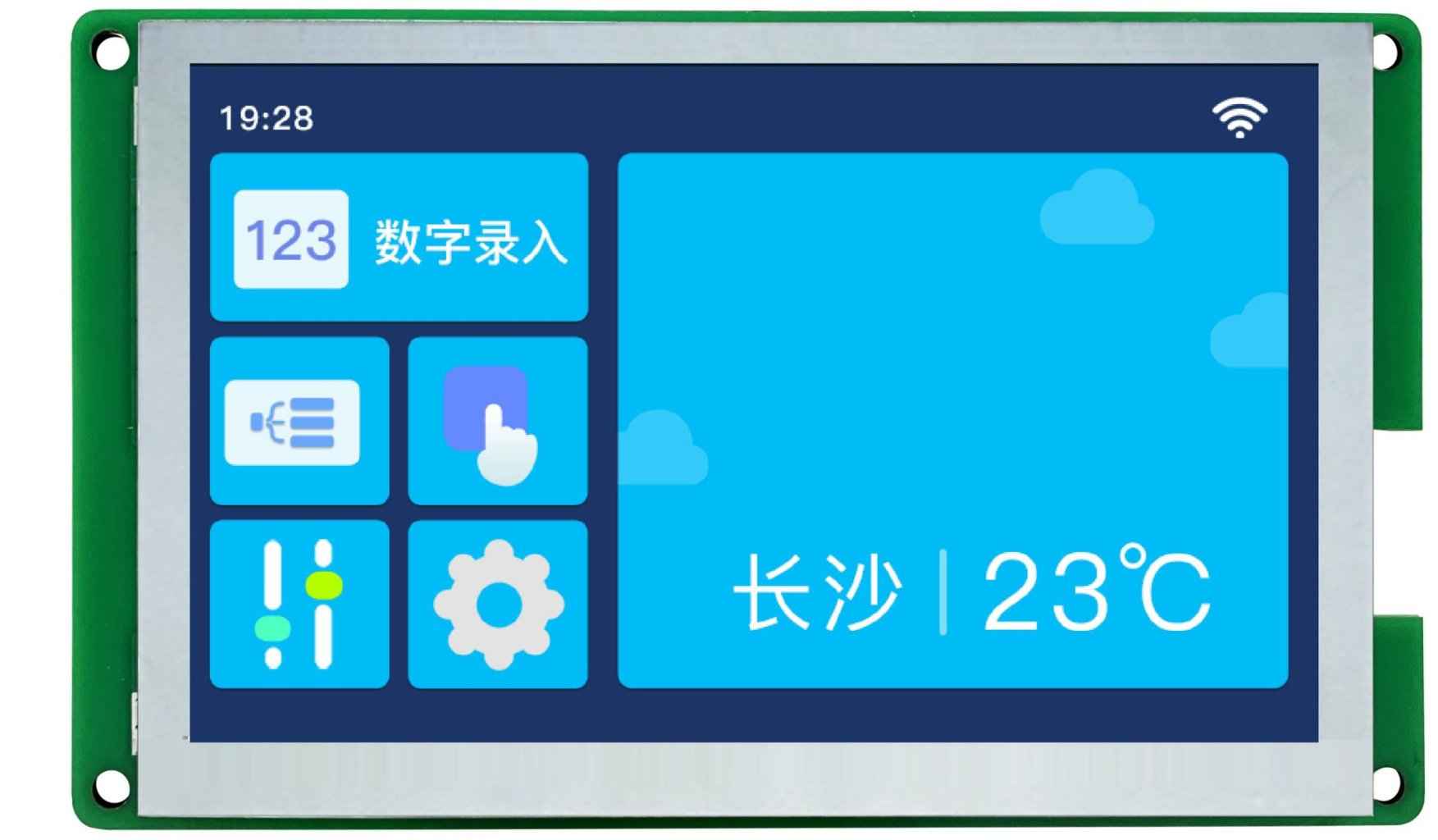 DMG80480T043_01W DWIN T5L0 UART HMI 4.3" IPS ЖК-дисплей промышленного класса