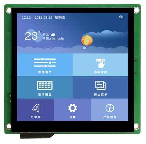 EKT040A DWIN T5L UART HMI 4" IPS ЖК-дисплей с оценочной платой разработки