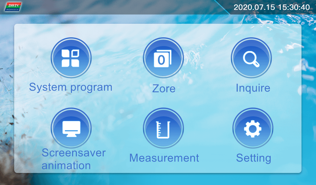 Схема многопараметрического детектора качества воды на основе T5L0 - пример User Interface 1