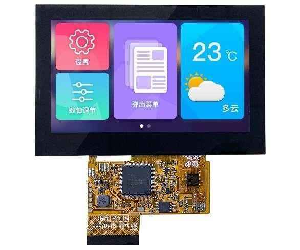 DMG48270F043_02W DWIN T5L0 UART HMI 4.3" ультратонкий TN ЖК-дисплей