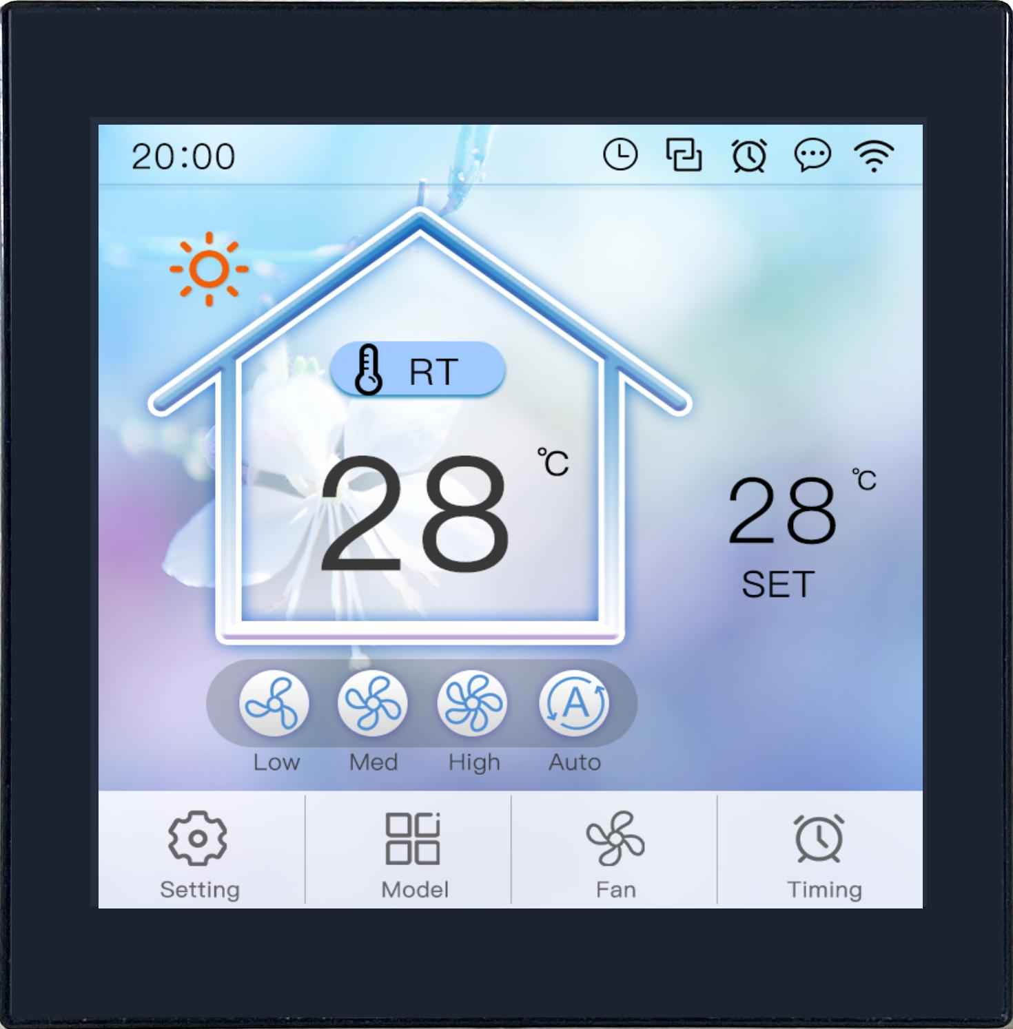 TC040C17U00(W00/W00Z01/W00Z02/W00Z06) DWIN T5L0 UART 4" проводной контроллер IOT Smart Home с сенсорным экраном и Wi-Fi (опционально)