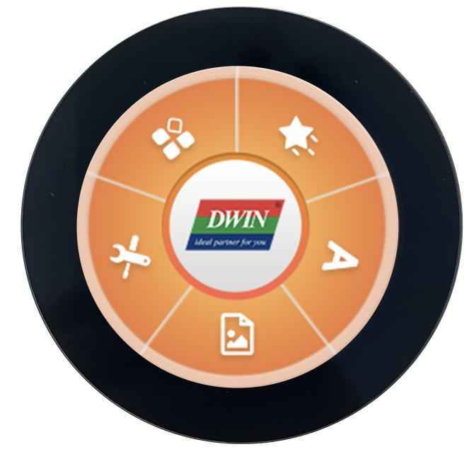 DMG48480C021_02WTC DWIN T5L1 UART HMI 2.1" круглый IPS ЖК-дисплей коммерческого класса с сенсорной ёмкостной панелью