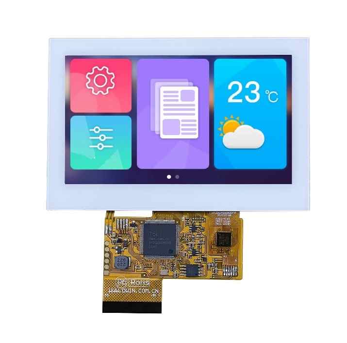 Выпущен новый продукт - 4.3-дюймовый IPS COF Smart Screen Выпущен новый продукт - 4.3-дюймовый IPS COF Smart Screen