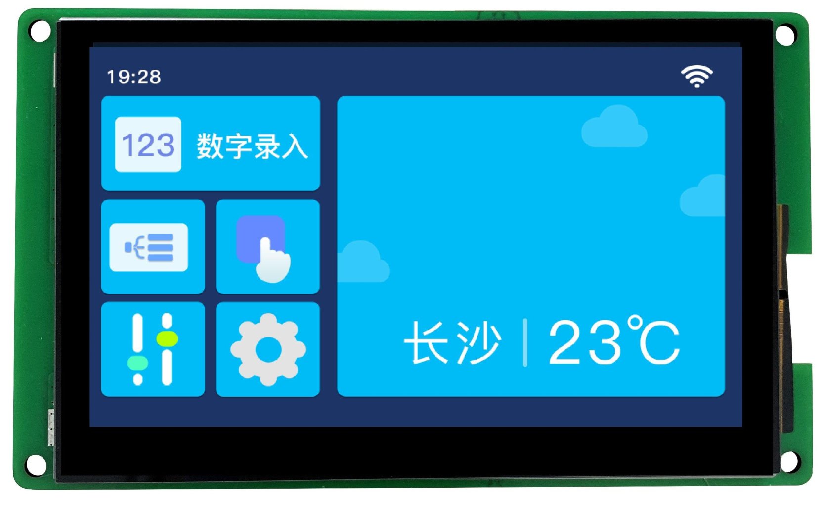 DMG80480T043_01W DWIN T5L0 UART HMI 4.3" IPS ЖК-дисплей промышленного класса