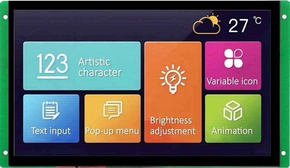 DMG10600C101_04W DWIN T5L2 UART HMI 10.1" IPS ЖК-дисплей HMI коммерческого класса