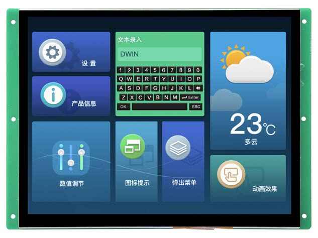 EKT097 DWIN T5L2 UART HMI 9.7" IPS-TFT ЖК-дисплей с оценочной платой разработки