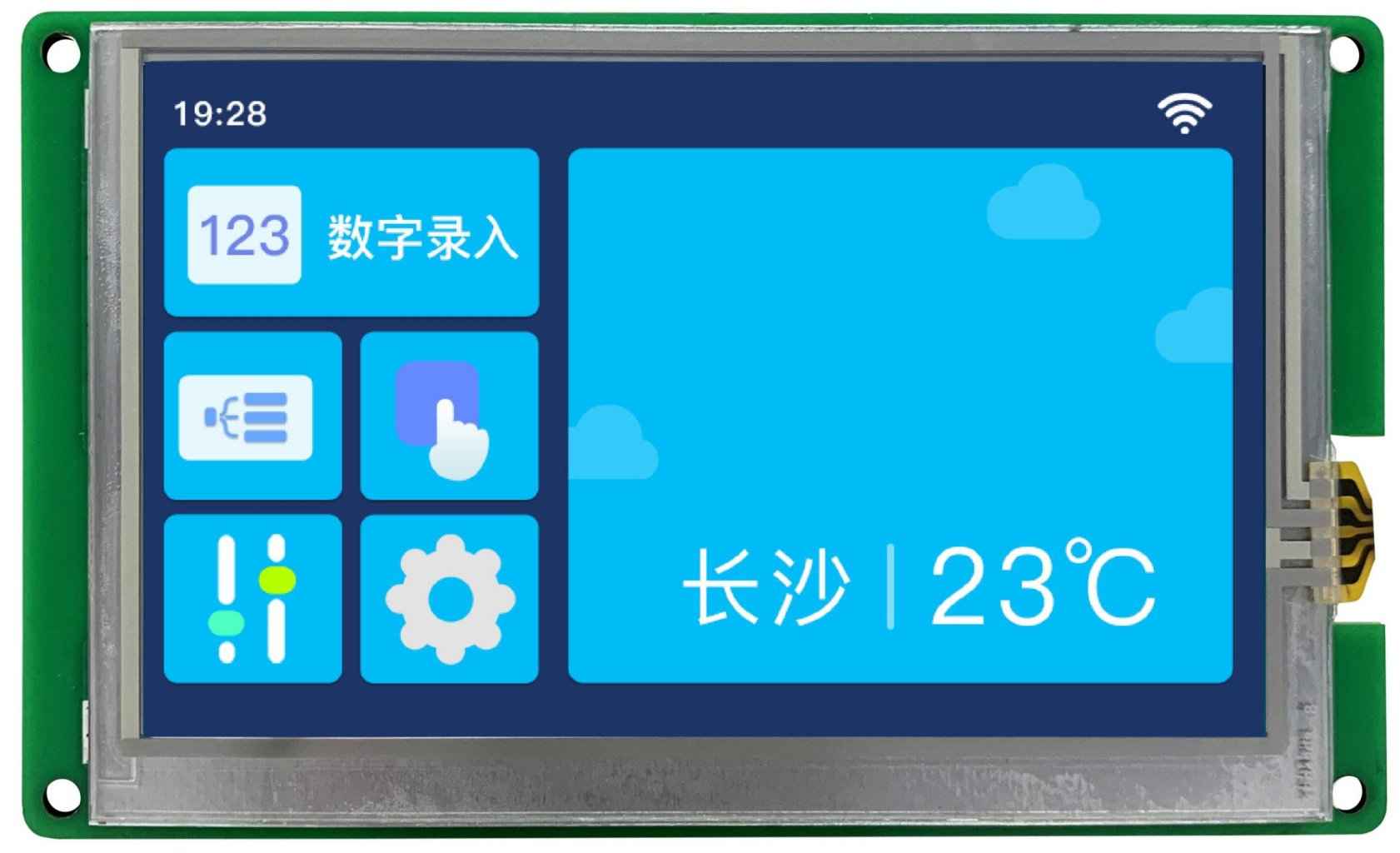 DMG80480T043_01W DWIN T5L0 UART HMI 4.3" IPS ЖК-дисплей промышленного класса