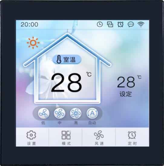 TC040C17U00(W00/W00Z01/W00Z02/W00Z06) DWIN T5L0 UART 4" проводной контроллер IOT Smart Home с сенсорным экраном и Wi-Fi (опционально)