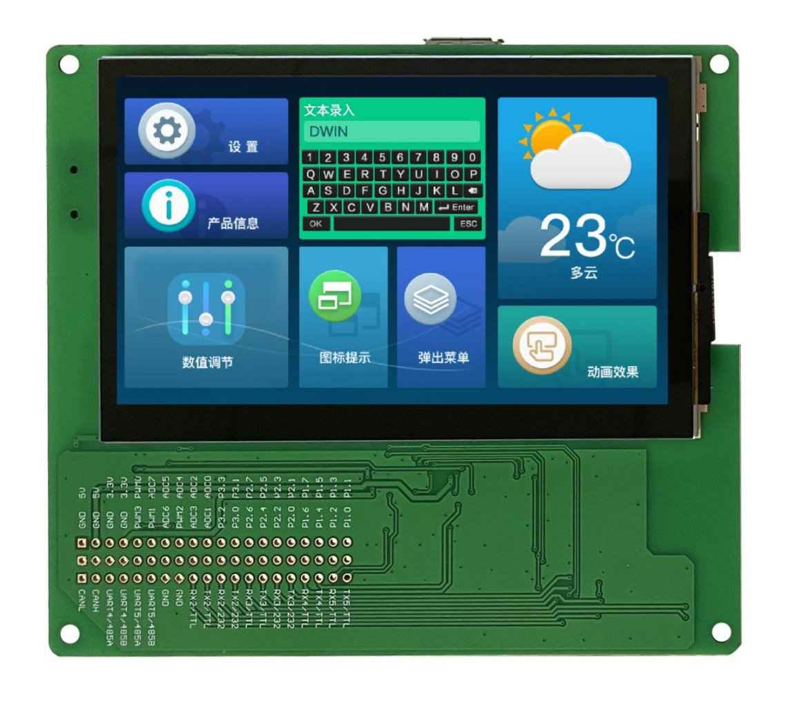 EKT043B DWIN T5L1 drive IC HMI 4.3" IPS ЖК-дисплей с функциональной оценочной платой разработки