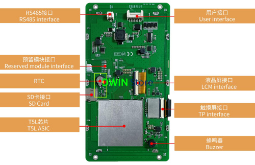 DMG10600S070_03W DWIN T5L2 HMI 7" IPS ЖК-дисплей для суровых условий эксплуатации фото 2