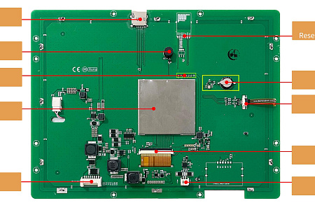 DMG80600S104_03W DWIN T5L1 UART HMI 10.4" TN ЖК-дисплей для суровых условий эксплуатации для суровых условий эксплуатации