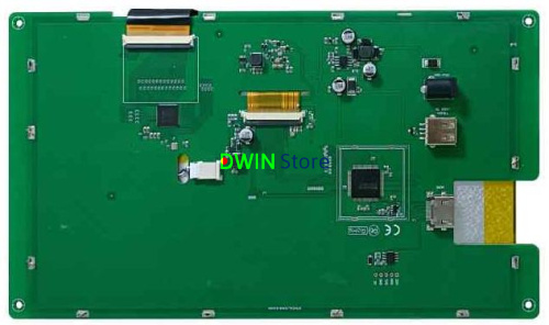 HDW101_001LZ09 DWIN 10.1"HMI IPS ЖК-дисплей 1024x600 с USB и HDMI интерфейсом и сенсорной ёмкостной панелью фото 2