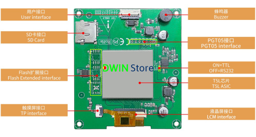 DMG48480C021_03W DWIN T5L1 UART HMI 2.1" круглый ЖК-дисплей коммерческого класса фото 2