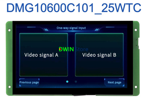 DMG10600C101_25W DWIN T5L HMI 10.1" AHD HD ЖК-дисплей для аналоговой камеры