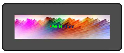 HDW088_A5001L DWIN 8.8" HMI IPS ЖК-дисплей 1920x480 с интерфейсом USB и HDMI и сенсорной ёмкостной панелью