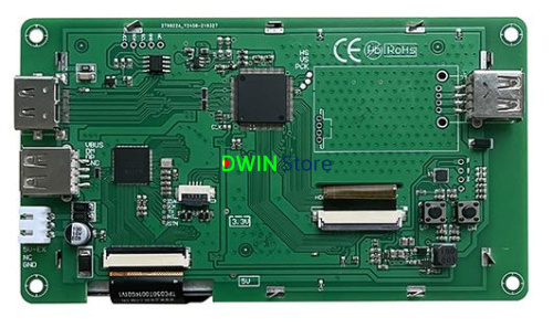 HDW050_003L DWIN 5" IPS ЖК-дисплей с интерфейсом HDMI и сенсорной ёмкостной панелью фото 2