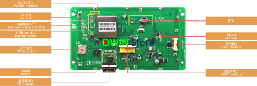 DMG10600T070_09W DWIN T5L2 UART HMI 7" IPS ЖК-дисплей промышленного класса фото 2