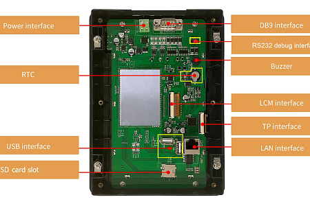 DMT10600T070_38W DWIN 7" Linux IPS ЖК-дисплей 1024*600 CTP/RTP в корпусе промышленного класса