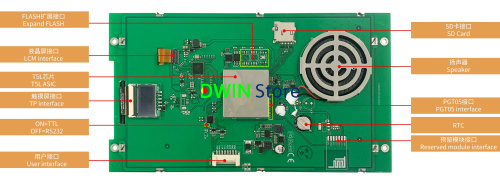 DMG12800C080_03W DWIN T5L2 UART HMI 8" IPS ЖК-дисплей HMI коммерческого класса фото 2