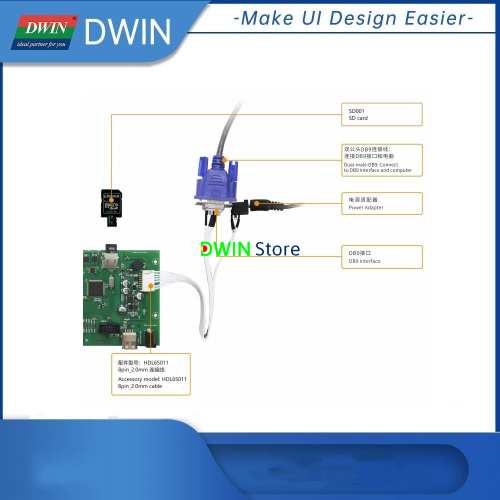 DMG10768C104_03W T5L2 UART HMI 10.4” IPS ЖК-дисплей коммерческого класса фото 5
