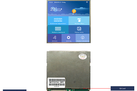 DMG72720T041_06WTC DWIN T5L1 UART HMI 4.1" IPS INCELL ЖК-дисплей промышленного класса с сенсорной ёмкостной панелью