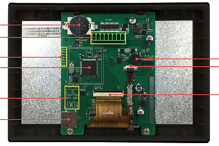 DMG80480C070_15WTR DWIN T5L0 UART HMI 7" TV-TN ЖК-дисплей коммерческого класса с сенсорной резистивной панелью