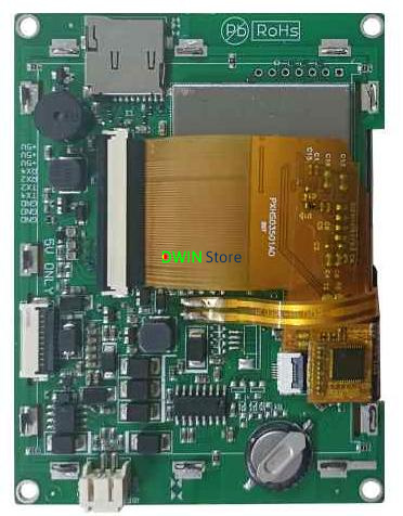 DMG32240S035_03W DWIN T5L2 UART HMI 3.5" TN ЖК-дисплей для суровых условий эксплуатации фото 2