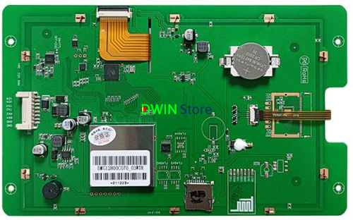 DMG12800C070_03W T5L2 UART HMI 7" IPS-TFT ЖК-дисплей коммерческого класса фото 2