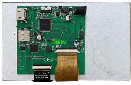 HDW070_008LZ01 DWIN 7.0" TN ЖК-дисплей 800x480 с USB и HDMI интерфейсом и сенсорной ёмкостной панелью фото 2