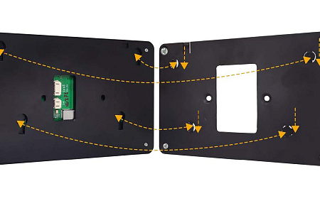 TC070C44W00 DWIN T5L0 UART 4" проводной контроллер IOT Smart Home c емкостным сенсорным экраном и модулем Wi-Fi Tuya