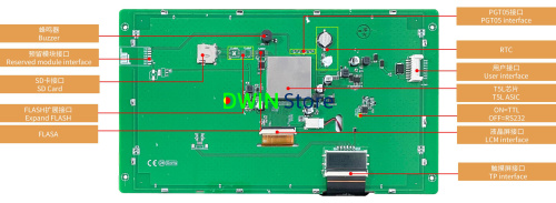 DMG10600T101_09W T5L2 UART HMI 10.1" IPS ЖК-дисплей промышленного класса фото 3