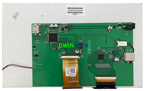 HDW101_001LZ08 DWIN HMI 10.1" IPS ЖК-дисплей 1024x600 с USB и HDMI интерфейсом и сенсорной ёмкостной панелью фото 2