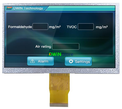 LI10600T070HC7098 DWIN 7" IPS ЖК-модуль1024*600 с RGB интерфейсом