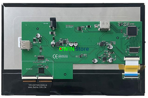 HDW101_004L DWIN 10.1" IPS ЖК-дисплей 1280x800 с USB и HDMI интерфейсом и сенсорной ёмкостной панелью фото 2