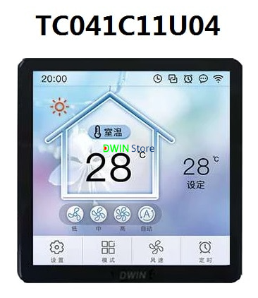 TC041C11U(W)04 DWIN RS485 HMI 4.1" IoT IPS-Smart-LCD термостат фото 2
