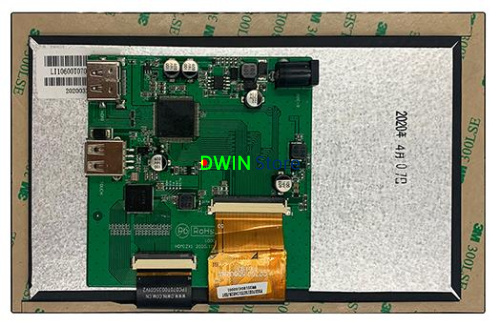 HDW070_007L DWIN 7" IPS ЖК-дисплей 1024*600 c USB и HDMI интерфейсом и сенсорной ёмкостной панелью фото 2