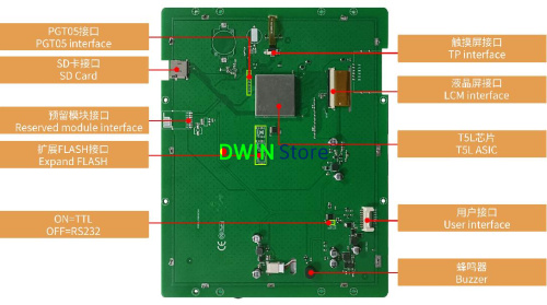 DMG80600Y104_04N DWIN T5L1 UART HMI 10.4" TN ЖК-дисплей класса красоты фото 4