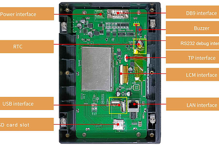 DMT10600T070_38W DWIN 7" Linux IPS ЖК-дисплей 1024*600 CTP/RTP в корпусе промышленного класса