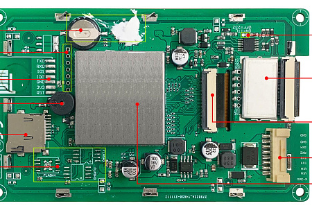 DMG80480T043_09W DWIN T5L0 UART HMI 4.3" IPS ЖК-дисплей промышленного класса